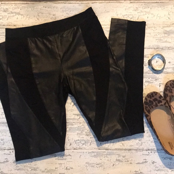 BCBG Pants - BCBG faux leather leggings